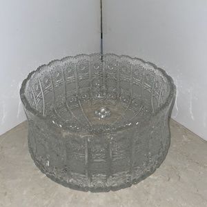 Crystal Clear Brand 24% Lead Crystal Punch Bowl Made in Germany Brand New